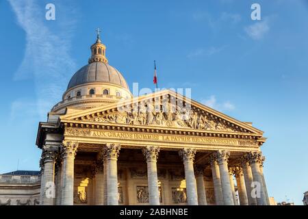 Das Pantheon in Paris Stockfoto