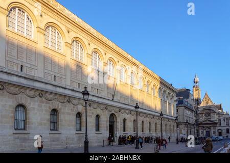 Sainte-Genevieve Bibliothek in Paris. Stockfoto