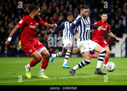 West Bromwich Albion von Hal Robson-Kanu Kerben dritten Ziel seiner Seite des Spiels während der Sky Bet Championship Match in West Bromwich, West Bromwich. Stockfoto