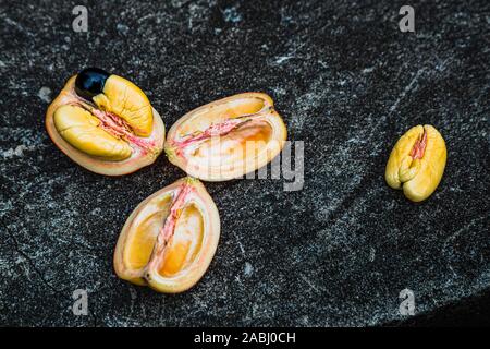 Ackee-Frucht in Grenada Stockfoto