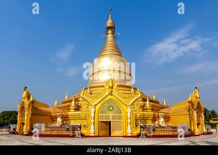 Die Maya Wizaya Pagode, Yangon, Myanmar. Stockfoto