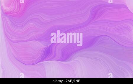 Moderne wellen Hintergrund Design mit Orchidee, Pflaume und Thistle Farbe. Stockfoto