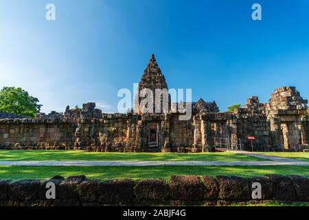 Prasat Khao Phanom Rung Historical Park in Buriram City, Thailand Stockfoto