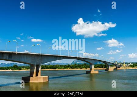 Die dritte Thai-laotischen Friendship Bridge in Nakhon Phanom, Thailand Stockfoto