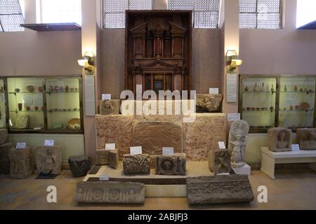Jordan Archäologische Museum, Zitadelle, Ali Ben Al Hussein Street, Jabal Al Qalah, Amman, Jordanien, Naher Osten Stockfoto