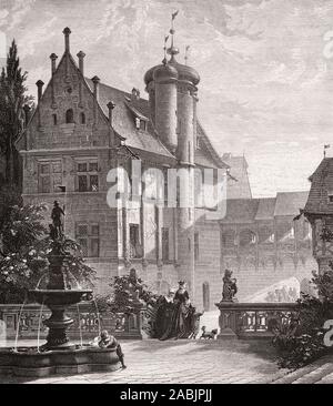 Die tucher Gebäude, Nürnberg, Deutschland, Europa, 16. Jahrhundert Stockfoto