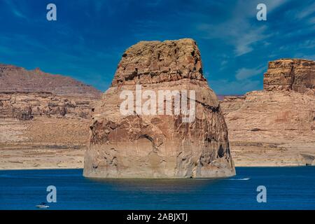 Lake Powell, ein stausee am Colorado River, an der Grenze zwischen Utah und Arizona, USA Stockfoto