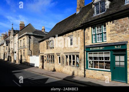 Melbourne Brüder und alle Heiligen Brauerei, georgischen Markt der Stadt von Stamford, Grafschaft Lincolnshire, England, Großbritannien Stockfoto