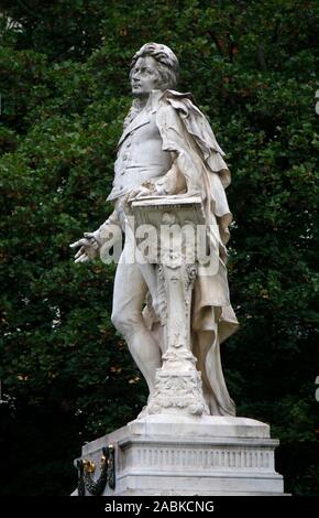 Wolfgang Amadeus Mozart-Denkmal, Wien, Oesterreich/Vienne, Österreich (nur fuer redaktionelle Verwendung. Keine Werbung. Referenzdatenbank: http://www.3 Stockfoto