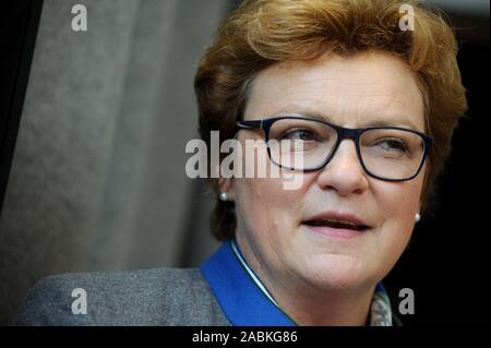 Monika Hohlmeier, die Tochter von Franz Josef Strauß in München. [Automatisierte Übersetzung] Stockfoto