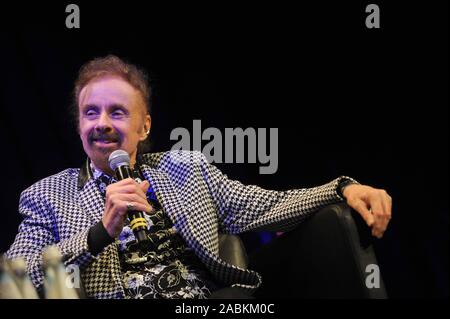 Star Thema T.C. Boyle während seiner Lesereise in der Muffathalle in München. [Automatisierte Übersetzung] Stockfoto