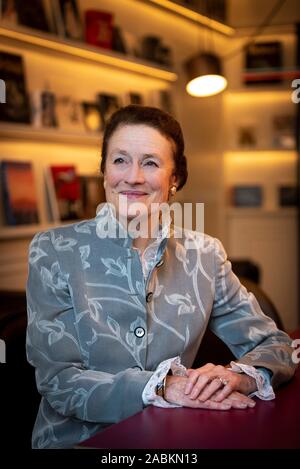 Unicef Executive Director Henrietta Fore posiert für ein Foto im Hochformat auf Samstag, den 16. Februar 2019 im Roomers Hotel in München (Oberbayern). [Automatisierte Übersetzung] Stockfoto