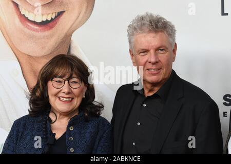Oberbürgermeister Dieter Reiter (SPD) mit seiner Frau Petra bei der Filmpremiere von "Trautmann" in der Münchener Malthäserkino. [Automatisierte Übersetzung] Stockfoto
