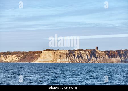 Insel Rügen Kreidefelsen bei Sonnenaufgang, Deutschland. Stockfoto