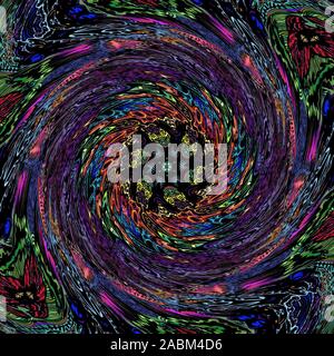 Bunte LSD-WALLPAPER Stockfoto