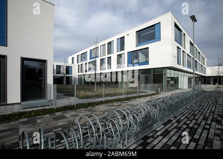 Das Gymnasium München Nord, eine "Eliteschule des Sports", in der knorrstraße 171. [Automatisierte Übersetzung] Stockfoto