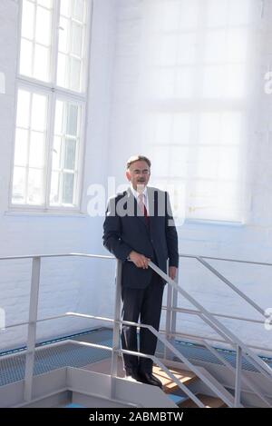 TU-Präsident Wolfgang Anton Herrmann in der thiersch Turm der Universität. [Automatisierte Übersetzung] Stockfoto