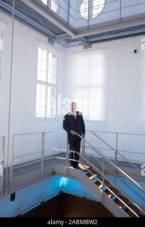TU-Präsident Wolfgang Anton Herrmann in der thiersch Turm der Universität. [Automatisierte Übersetzung] Stockfoto