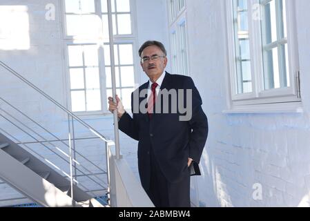 TU-Präsident Wolfgang Anton Herrmann in der thiersch Turm der Universität. [Automatisierte Übersetzung] Stockfoto