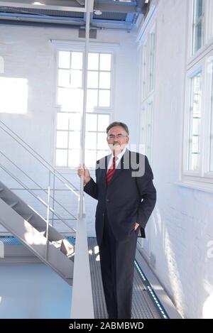 TU-Präsident Wolfgang Anton Herrmann in der thiersch Turm der Universität. [Automatisierte Übersetzung] Stockfoto