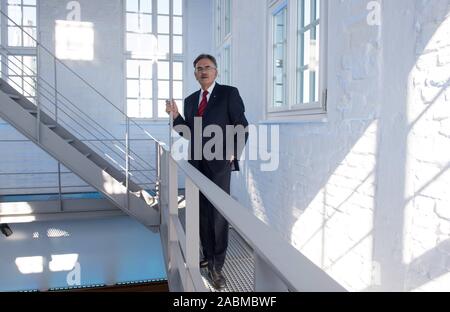 TU-Präsident Wolfgang Anton Herrmann in der thiersch Turm der Universität. [Automatisierte Übersetzung] Stockfoto