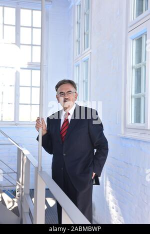 TU-Präsident Wolfgang Anton Herrmann in der thiersch Turm der Universität. [Automatisierte Übersetzung] Stockfoto