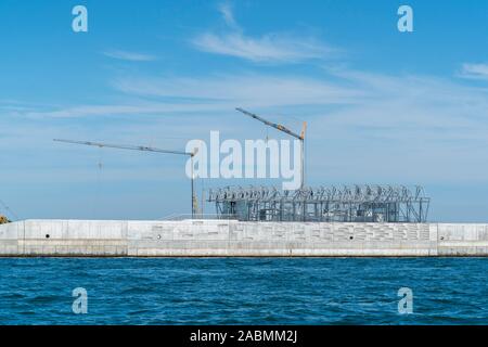 Mose System in Venedig, Italien Stockfoto