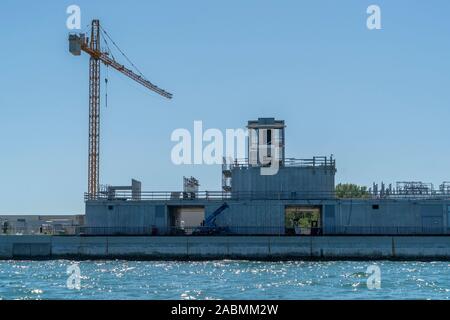 Mose System in Venedig, Italien Stockfoto