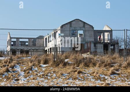 Gescheitertes Bauprojekt Keitum Therme in den Duenen in Sylt Stockfoto