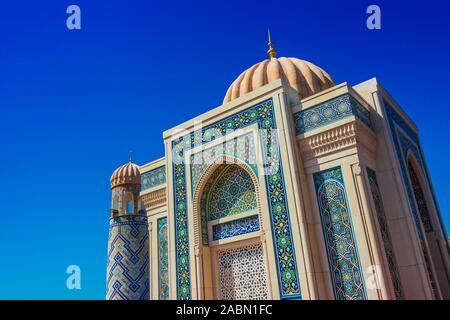 Gedenkstätte von Islam Karimow Samarkand, Usbekistan. Stockfoto