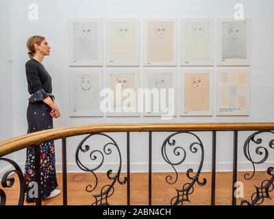 London, Großbritannien. 28. Nov 2019. Friederike Maria Bier (Klimt), 2006 - die erste Ausstellung in der Galerie Thaddaeus Ropac London der Polnischen Künstler Marcin Maciejowski. Galerie Thaddaeus Ropac Hosts getrennte zeigt durch zwei Künstler gleichzeitig. Credit: Guy Bell/Alamy leben Nachrichten Stockfoto