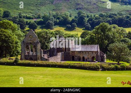 Valle Crucis Abtei Stockfoto