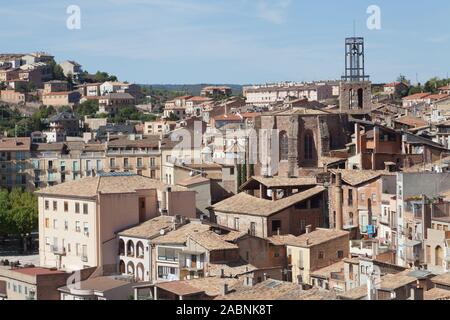 Stadt Cardona, Katalonien, Spanien. Stockfoto