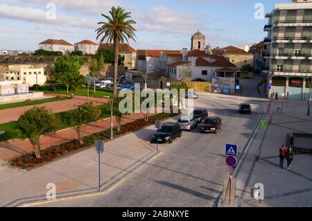 Allgemeine Ansicht von Peniche Portugal Stockfoto