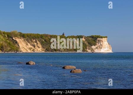 Weiße Klippen am Kap Arkona/Kap Arkona, Putgarten, Halbinsel Wittow auf der Insel Rügen in Mecklenburg-Vorpommern, Deutschland Stockfoto