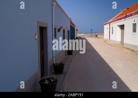 Gamboa Strand in Peniche Portugal Stockfoto