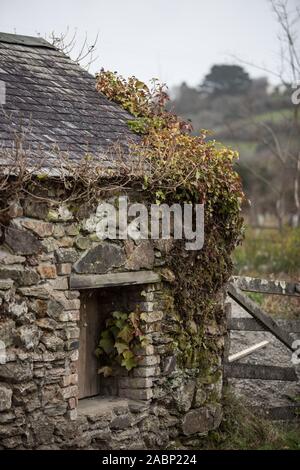 Januar 2018 - Corwall Mining Trail - Devoran nach Portreath mit Mark Rowe Stockfoto