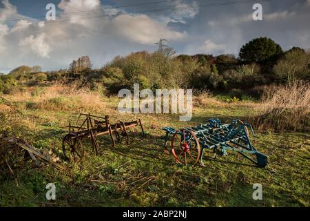 Januar 2018 - Corwall Mining Trail - Devoran nach Portreath mit Mark Rowe Stockfoto