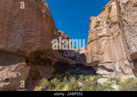 Valles de Rocas, Piedras Rocas, Copa del Mudo, südlichen Altiplano, in Bolivien, in Lateinamerika Stockfoto