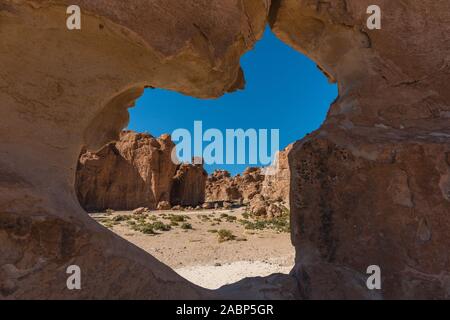 Valles de Rocas, Piedras Rocas, Italia Perdida, südlichen Altiplano, im Südwesten von Bolivien, Lateinamerika Stockfoto