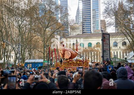 Macy's Thanksgiving Parade 28 Nov 2019, New York City, USA Stockfoto