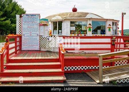 Das Iglu weichen Einfrieren, 462 East Main Street, Everett, PA Stockfoto