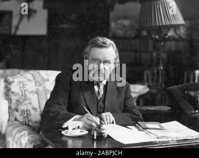 G.K. CHESTERTON (1874-1936), englischer Autor, Schriftsteller und Philosoph Stockfoto