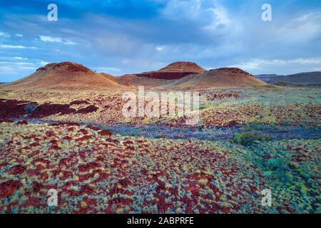 Luftaufnahme des, Chichester Millstream National Park, Westaustralien Stockfoto