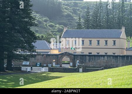 Alte Kaserne in Kingston und Arthur's Vale historischen Bereich, einer der elf Standorte, die die australischen Überführen Sites Weltkulturerbe P Stockfoto