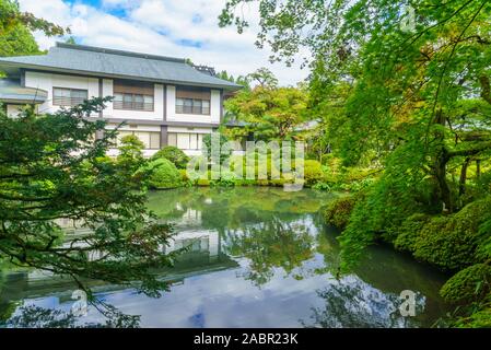 Nikko, Japan - September 29, 2019: Blick auf die Shoyo-en Garten, in Nikko, Japan Stockfoto