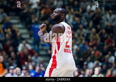 Belgrad, Serbien. 28 Nov, 2019. Charles Jenkins von Crvena Zvezda mts Belgrad Gesten. Credit: Nikola Krstic/Alamy leben Nachrichten Stockfoto