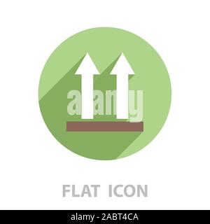 Icon of Side Up sign (symbol) Stock Vektor