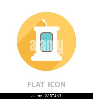 Einfache Podium Symbol. Vector Illustration Stock Vektor