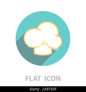 Koch hat Symbol. Restaurant Menü Stock Vektor